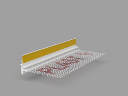 BP13 MIDI listwy dylatacyjne pcv przyokienne z siatką 9/3mm 1 szt.