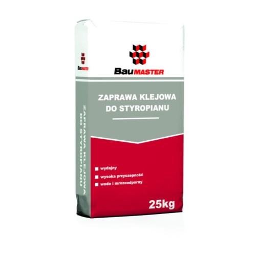 Zaprawa Klejowa Do Styropianu Baumaster worek 25kg