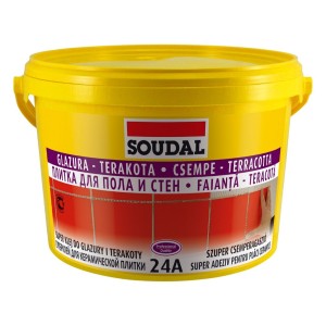 Super Klej do Glazury i Terakoty 24A Soudal 5kg.