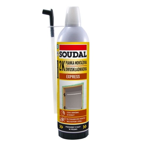 Dwuskładnikowa pianka montażowa Soudal 400ml 12 sztuk