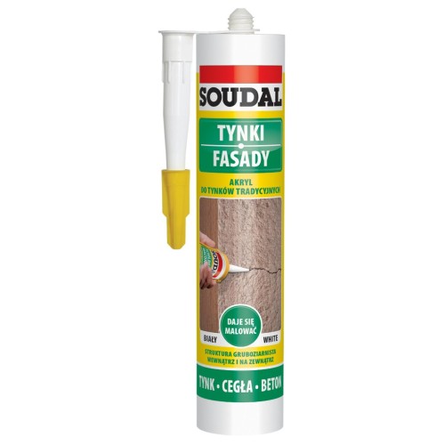 Akryl Soudal do Tynków Tradycyjnych / 300ml / 15 sztuk
