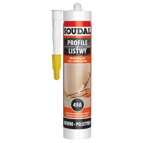 Uniwersalny klej montażowy 49A 280ml /12 szt