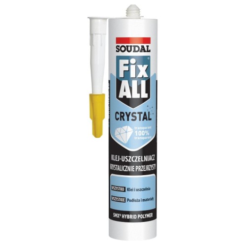 Fix All Cristal Klej-uszczelniacz hybrydowy 290ml 12szt.