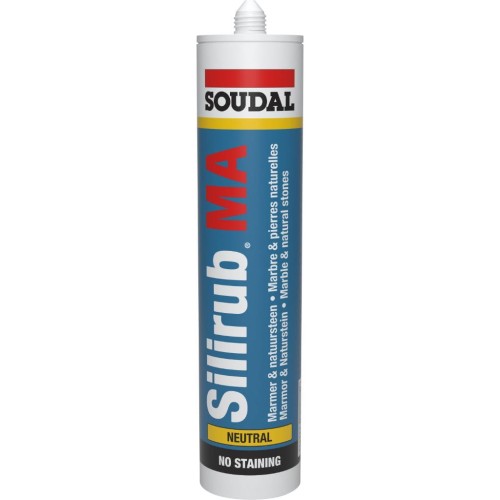 Silirub MA silikon do marmuru Soudal 300ml 1szt.
