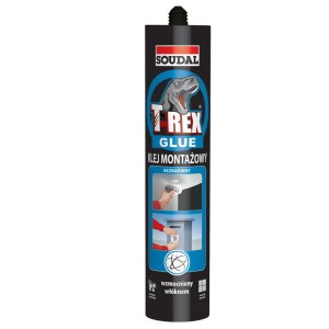 T-REX klej montażowy bezbarwny 310g. 12szt. 