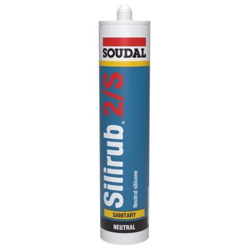 Silirub 2/S silikon neutralny sanitarny Soudal 300ml 15szt.