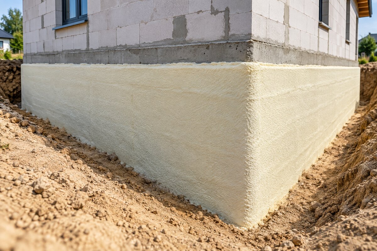 Piana zamkniętokomórkowa PUR – fundamenty i zbiorniki
